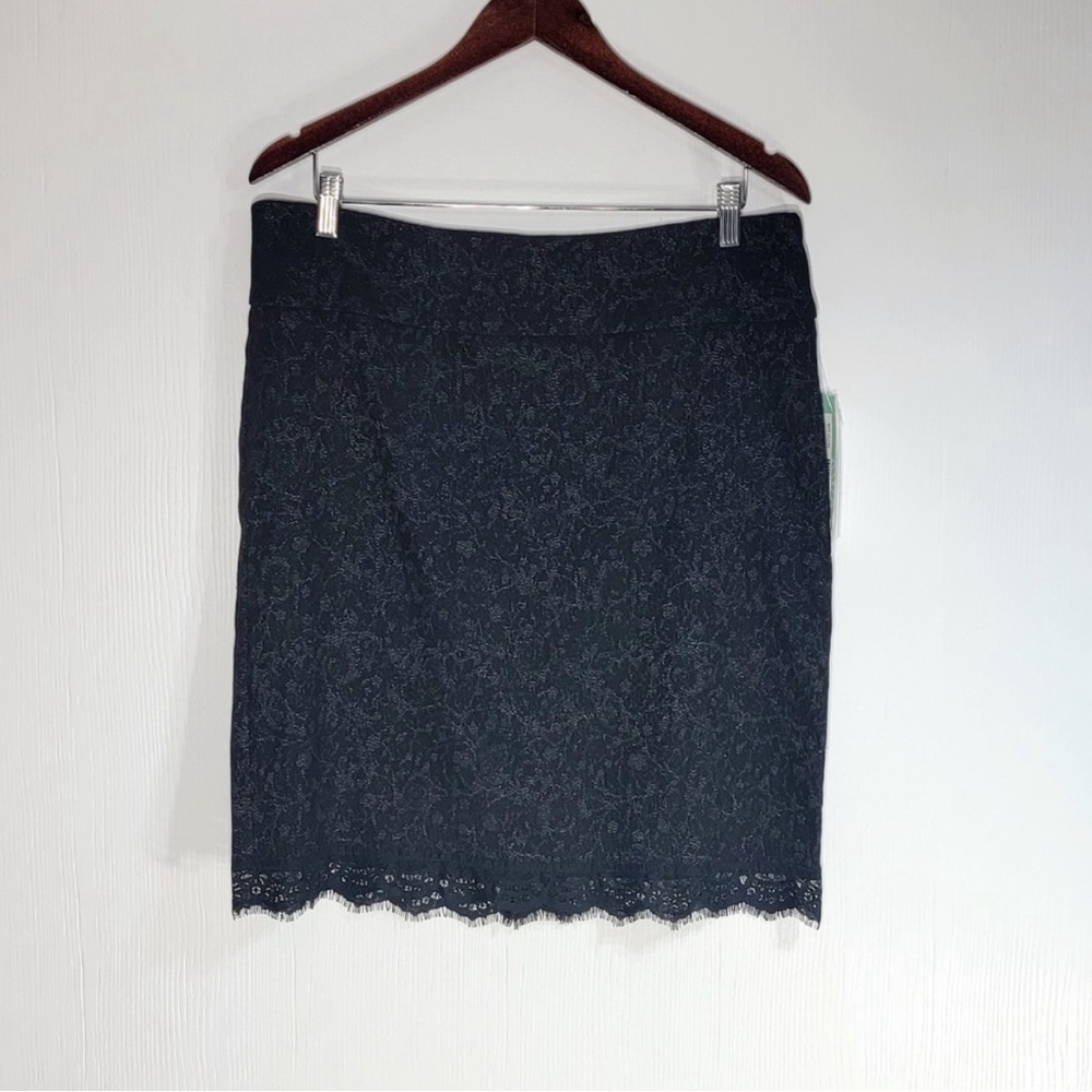 Stitch Fix Margaret M Elettra Shine Lace Trim Metallic Stretch Ski…